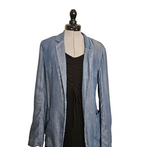 Talula Tencel and Cotton Blue Blazer